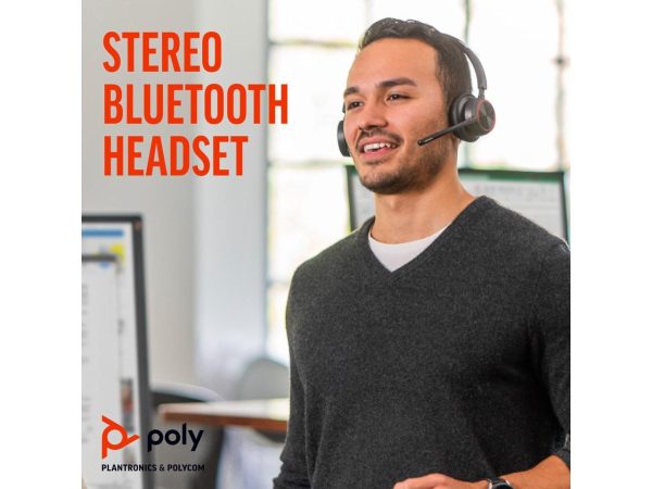 Poly Voyager 4320-M Microsoft Teams Certified Headset with charge stand - Image 3
