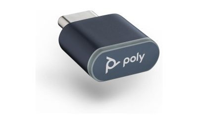 HP Poly BT700 Bluetooth wireless audio transmitter for headset Model 786C5AA