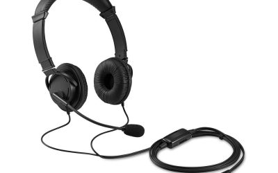 Kensington Hi-Fi Headphones with Mic & Volume Control Button (K33597WW)