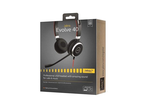 JABRA CONSUMER 100-55910000-02 JABRA EVOLVE 40 UC STEREO SME - Image 5
