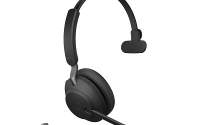 Jabra Evolve2 65 USB-A UC Mono – Black Wireless Headset / Music Headphones