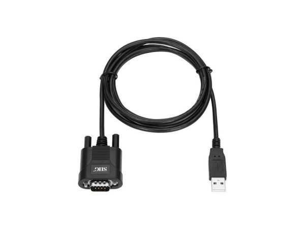 SIIG ID-SC0211-S2 1-Port Industrial USB To Rs-232 Serial Adapter Cable, Black - Image 2