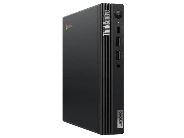 Lenovo ThinkCentre M60q 12C60006US Chromebox - Intel Celeron 7305 Penta-core (5 Core) 1.10 GHz - 4 GB RAM DDR4 SDRAM - 64 GB Flash Memory Capacity - Tiny - Black - Intel Chip - Chrome OS - Intel UHD G - Image 3