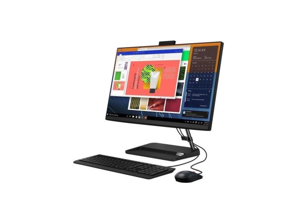 Lenovo IdeaCentre 3 24ALC6 F0G100QGUS All-in-One Computer - AMD Ryzen 3 7330U Quad-core (4 Core) 2.30 GHz - 8 GB RAM DDR4 SDRAM - 256 GB M.2 PCI Express NVMe 4.0 x4 SSD - 23.8" Full HD 1920 x 108 - Image 2