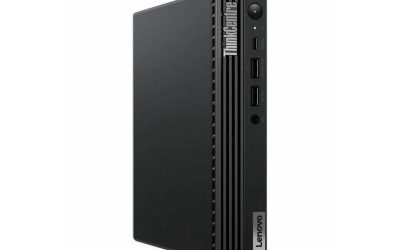 Lenovo ThinkCentre M70q Gen 4 12E30001US Desktop Computer – Core i5 13th Gen i5-13400T Deca-core (10 Core) 1.30 GHz – 16 GB RAM DDR4 SDRAM – 256 GB PCI Express NVMe 4.0 x4 SSD – Tiny – Black – Intel Q