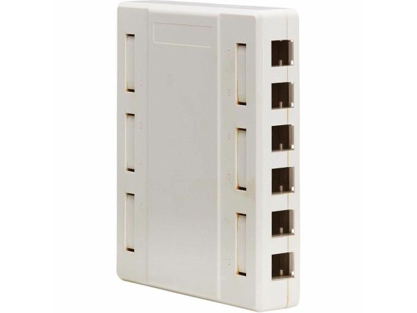 Tripp Lite by Eaton Surface-Mount Box for Keystone Jacks 12 Ports White N082012WH - Image 2