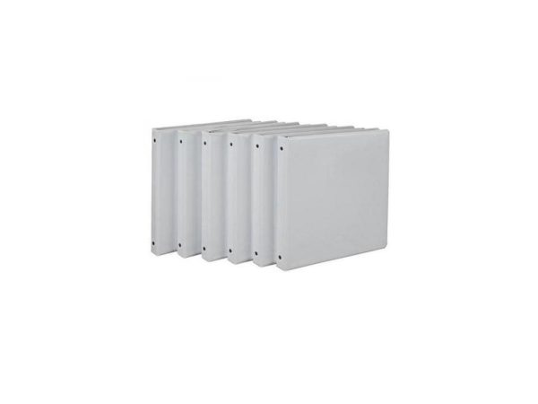 Samsill Economy View 0.5" Ring Binder - White, 6 Pack - Image 2