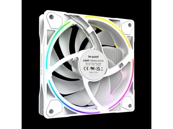 be quiet! LIGHT WINGS WHITE 120mm PWM HIGH-SPEED TRIPLE PACK - Image 2