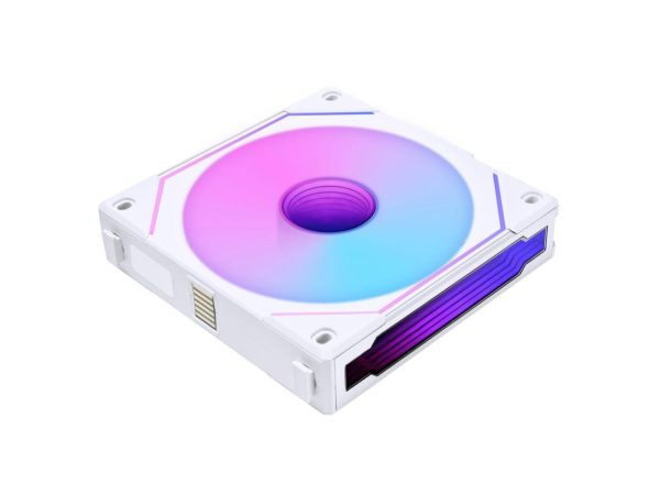 LIAN LI UNI FAN SL INFINITY 120 RGB WHITE  REVERSE BLADE VERSION -UF-RSLIN120-1W (No controller included) - Image 4