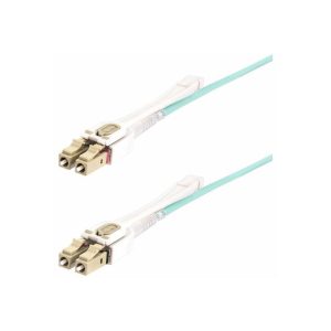 StarTech 10m LC to LC (UPC) OM4 Multimode Fiber Optic Cable w/Push-Pull Tabs