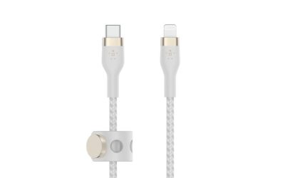 Belkin USB-C  CAA011BT2MWH Cable with Lightning Connector 2M, WHITE