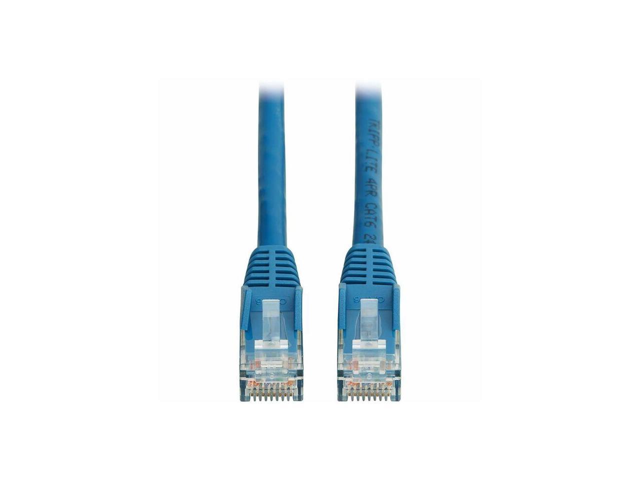 Tripp Lite Cat6 Gigabit Snagless Molded UTP Ethernet Cable (RJ45 M/M), PoE, LSZH,Blue,15m - 49.21 ft Category 6 Network Cable for Network Device, Server, Switch, Patch Panel, Printer, Computer, Photoc - Image 2