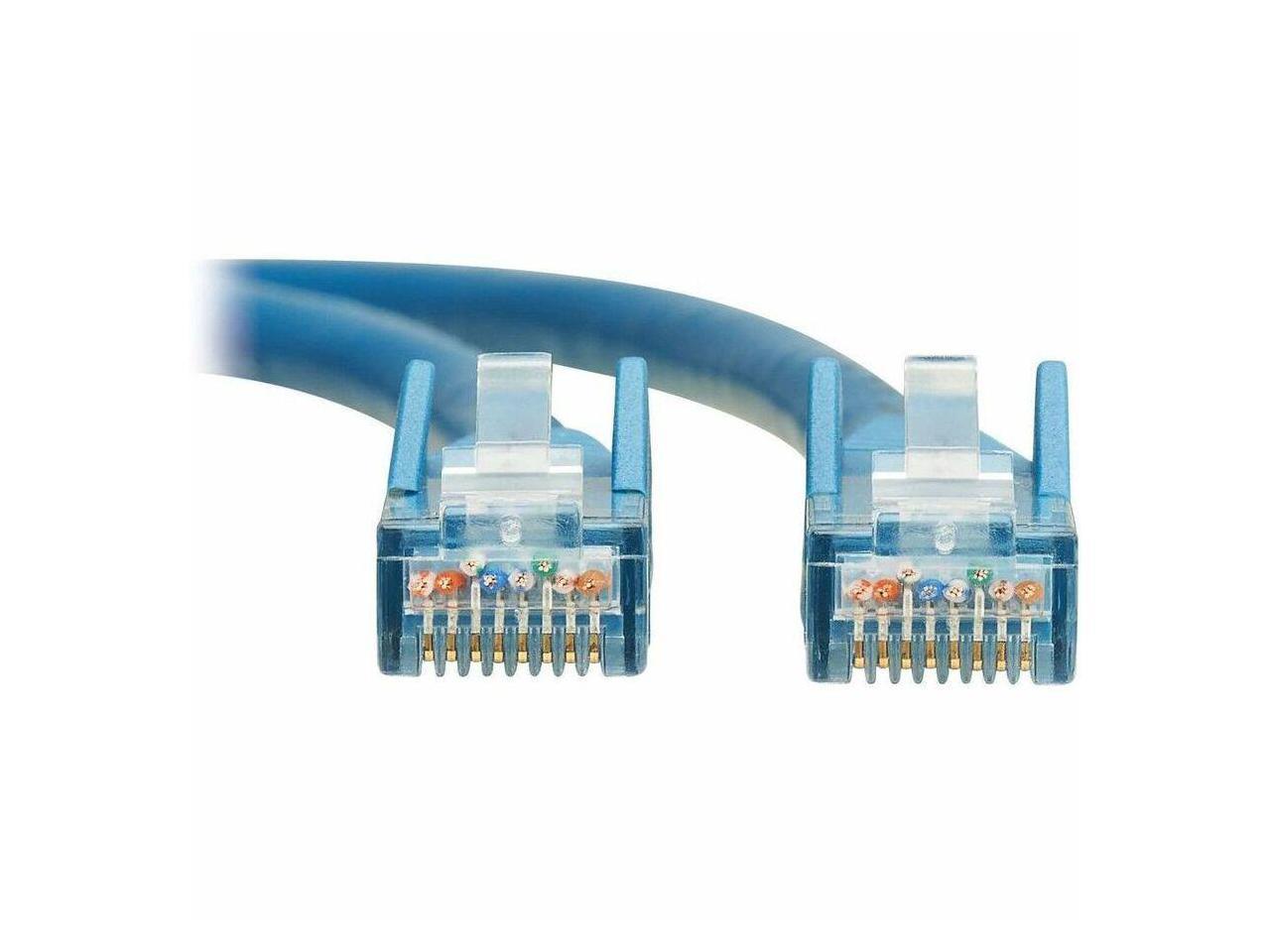 Tripp Lite Cat6 Gigabit Snagless Molded UTP Ethernet Cable (RJ45 M/M), PoE, LSZH,Blue,15m - 49.21 ft Category 6 Network Cable for Network Device, Server, Switch, Patch Panel, Printer, Computer, Photoc - Image 4