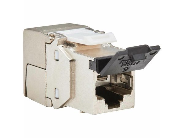 Tripp Lite by Eaton Cat8 STP Shielded Tool-Free Keystone Jack 568A/568B TAA N238SHC8TF1 - Image 2