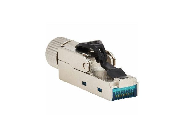 Tripp Lite by Eaton Cat6a Class EA STP Field-Termination Plug 568A/568B TAA N232SHC6A1