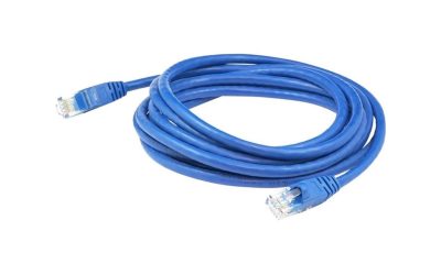 AddOn 35ft RJ-45 Male to RJ-45 Male Straight Blue Cat6A UTP PVC Copper Patch Cable ADD35FCAT6ABE