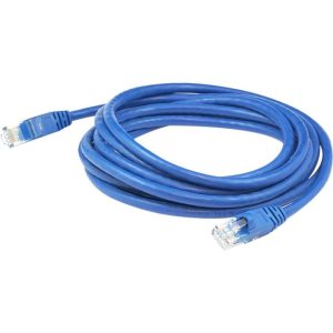 AddOn 40ft RJ-45 Male to RJ-45 Male Straight Blue Cat6A UTP PVC Copper Patch Cable ADD40FCAT6ABE