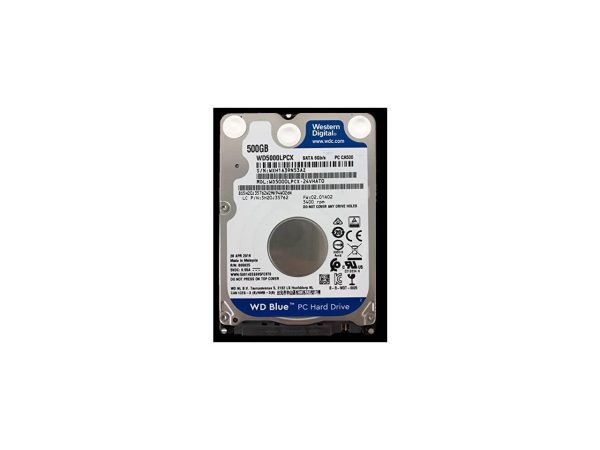 WD Blue WD5000LPZX 500 GB Hard Drive - 2.5" Internal - SATA (SATA/600) - 5400rpm - Image 3