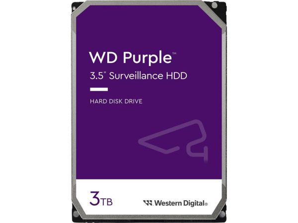 WD Purple WD33PURZ 3 TB Hard Drive 3.5" Internal SATA SATA/600 5400rpm - Image 5
