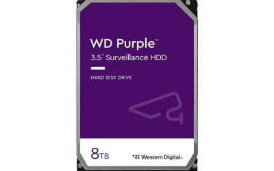 WD WD85PURZ 8TB WD Purple Surveillance Internal Hard Drive HDD – SATA 6 Gb/s, 256 MB Cache, 3.5″