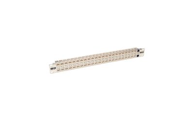 Tripp Lite 48-Port 1U Rack-Mount STP Shielded Cat6a Feedthrough Patch Panel, RJ45 Ethernet N254-048-SH-6A