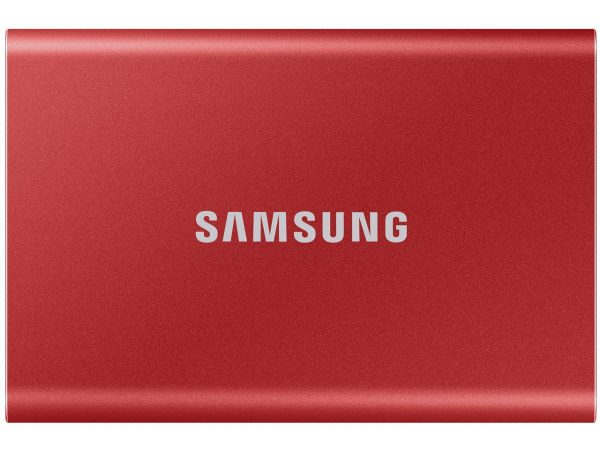 SAMSUNG T7 Portable SSD 1TB - Up to 1050 MB/s - USB 3.2 Gen 2 External Solid State Drive, Red (MU-PC1T0R/AM)