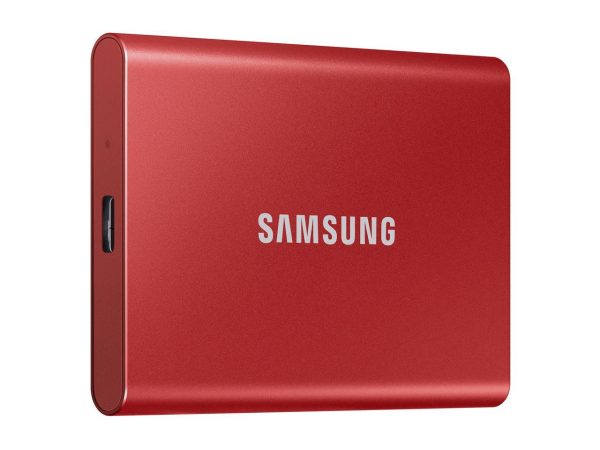 SAMSUNG T7 Portable SSD 1TB - Up to 1050 MB/s - USB 3.2 Gen 2 External Solid State Drive, Red (MU-PC1T0R/AM) - Image 2