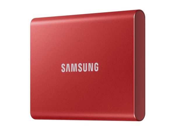 SAMSUNG T7 Portable SSD 1TB - Up to 1050 MB/s - USB 3.2 Gen 2 External Solid State Drive, Red (MU-PC1T0R/AM) - Image 4