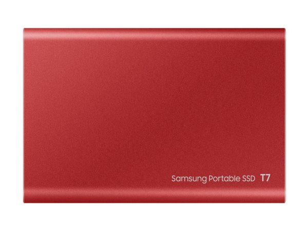 SAMSUNG T7 Portable SSD 2TB - Up to 1050 MB/s - USB 3.2 Gen 2 External Solid State Drive, Red (MU-PC2T0R/AM) - Image 4