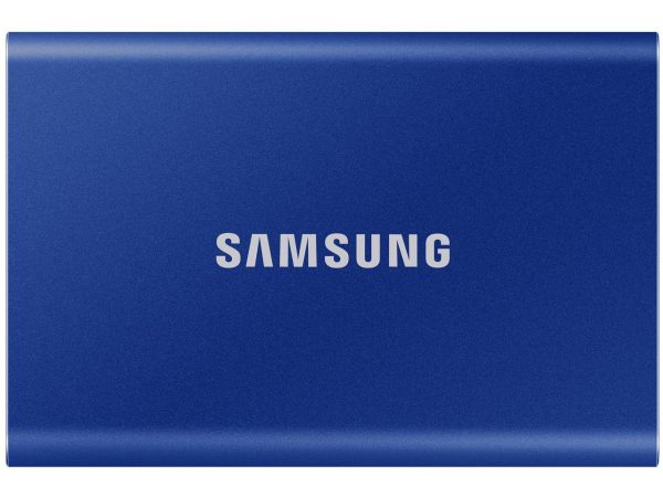 SAMSUNG T7 Portable SSD 2TB  - Up to 1050 MB/s - USB 3.2 Gen 2 External Solid State Drive, Blue (MU-PC2T0H/AM)