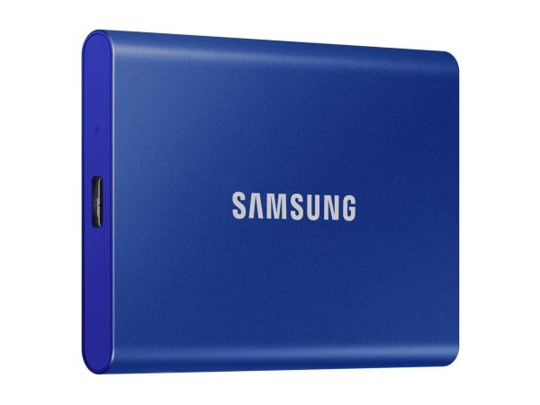 SAMSUNG T7 Portable SSD 2TB  - Up to 1050 MB/s - USB 3.2 Gen 2 External Solid State Drive, Blue (MU-PC2T0H/AM) - Image 2