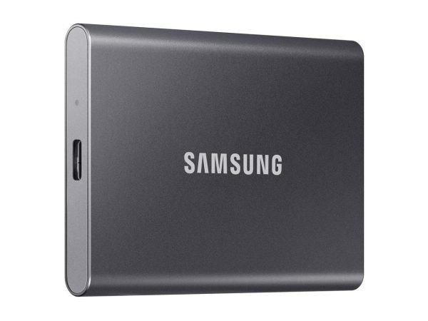 SAMSUNG T7 Portable SSD 1TB  - Up to 1050 MB/s - USB 3.2 Gen 2 External Solid State Drive, Gray (MU-PC1T0T/AM) - Image 2