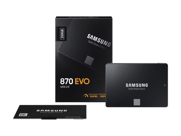 SAMSUNG 870 EVO Series 2.5" 250GB SATA III V-NAND Internal Solid State Drive (SSD) MZ-77E250B/AM - Image 5