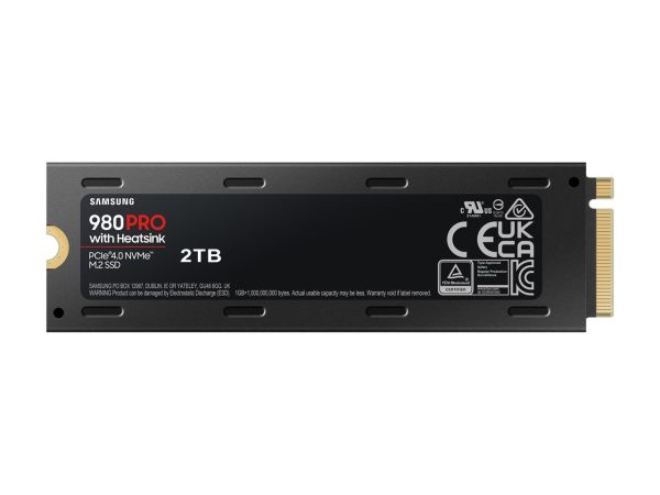 SAMSUNG 980 PRO SSD with Heatsink 2TB, PCIe 4.0 M.2 2280, Speeds Up-to 7,000MB/s, Best for High End Computing, Workstations and Compatible with Playstation5 (MZ-V8P2T0CW) - Image 3