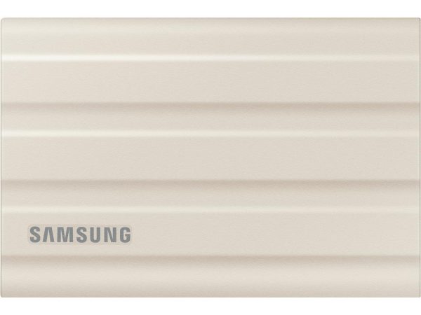 SAMSUNG T7 Shield 2TB USB 3.2 Gen 2 External Solid State Drive MU-PE2T0K/AM (Beige)