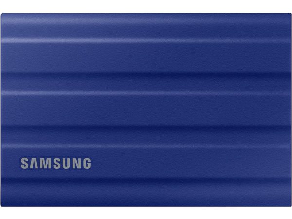 SAMSUNG T7 Shield 2TB USB 3.2 Gen 2 External Solid State Drive MU-PE2T0R/AM (Blue)