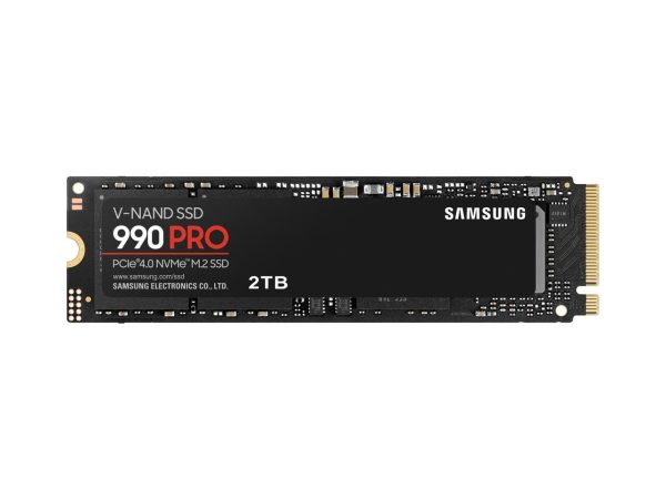 SAMSUNG SSD 990 PRO 2TB, PCIe 4.0 M.2 2280, Seq. Read Speeds Up-to 7,450MB/s (MZ-V9P2T0B/AM)