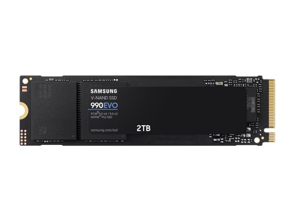 SAMSUNG SSD 990 EVO 2TB, PCIe 5.0 M.2 2280, Seq. Read Speeds Up-to 5,000MB/s (MZ-V9E2T0B/AM)