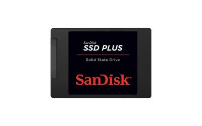 SanDisk SSD Plus 480GB Internal SSD – SATA III 6Gb/s, 2.5″/7mm – SDSSDA-480G-G26