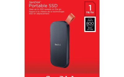 SanDisk Portable SSD 1TB USB 3.2 Gen 2, USB-C SDSSDE30-1T00-G26