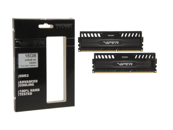 Patriot Viper 3 16GB (2 x 8GB) 240-Pin PC RAM DDR3 1866 (PC3 15000) Desktop Memory Model PV316G186C0K - Image 3