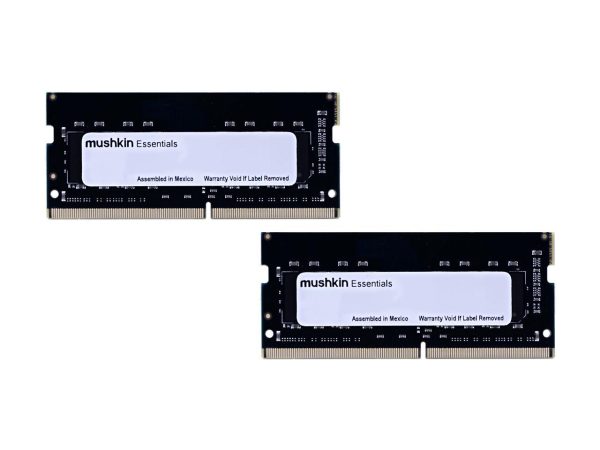 Mushkin Enhanced Essentials 16GB (2 x 8GB) 260-Pin DDR4 SO-DIMM DDR4 3200 (PC4 25600) Laptop Memory Model MES4S320NF8GX2 - Image 2