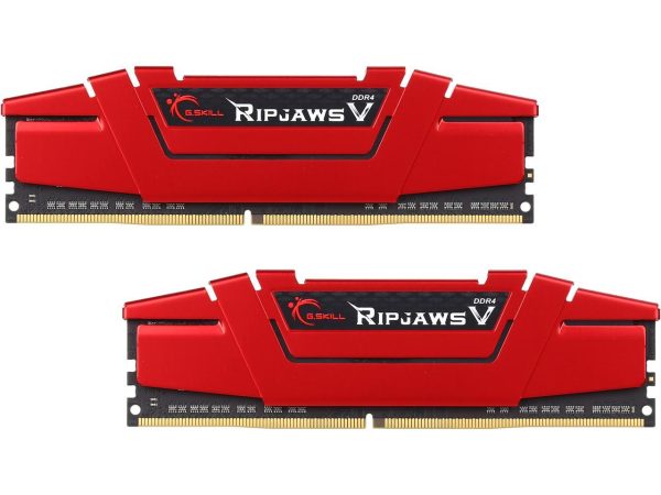 G.SKILL Ripjaws V Series 16GB (2 x 8GB) 288-Pin DDR4 SDRAM DDR4 2666 (PC4 21300) Desktop Memory Model F4-2666C15D-16GVR