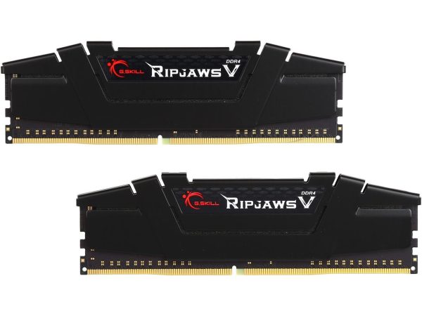 G.SKILL Ripjaws V Series 16GB (2 x 8GB) 288-Pin PC RAM DDR4 3200 (PC4 25600) Desktop Memory Model F4-3200C16D-16GVKB