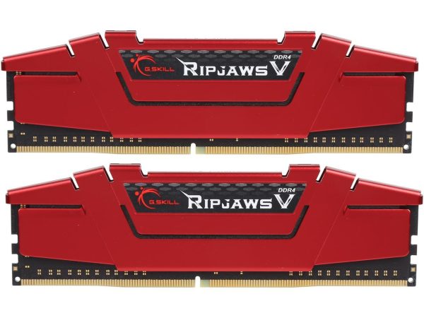 G.SKILL Ripjaws V Series 32GB (2 x 16GB) 288-Pin DDR4 SDRAM DDR4 2400 (PC4 19200) Desktop Memory Model F4-2400C15D-32GVR