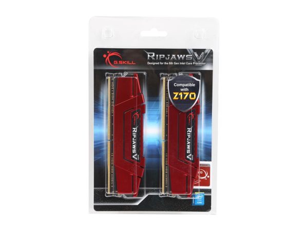 G.SKILL Ripjaws V Series 32GB (2 x 16GB) 288-Pin DDR4 SDRAM DDR4 2400 (PC4 19200) Desktop Memory Model F4-2400C15D-32GVR - Image 3