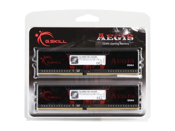 G.SKILL Aegis 16GB (2 x 8GB) 288-Pin PC RAM DDR4 3000 (PC4 24000) Desktop Memory Model F4-3000C16D-16GISB - Image 3