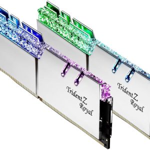 G.SKILL Trident Z Royal Series 32GB (2 x 16GB) 288-Pin RGB DDR4 SDRAM DDR4 3200 (PC4 25600) Desktop Memory Model F4-3200C16D-32GTRS