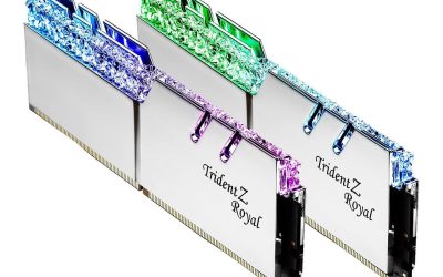 G.SKILL Trident Z Royal Series 32GB (2 x 16GB) 288-Pin RGB DDR4 SDRAM DDR4 3200 (PC4 25600) Desktop Memory Model F4-3200C16D-32GTRS