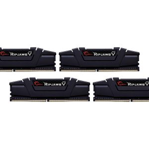 G.SKILL Ripjaws V Series 32GB (4 x 8GB) 288-Pin PC RAM DDR4 3600 (PC4 28800) Desktop Memory Model F4-3600C16Q-32GVKC